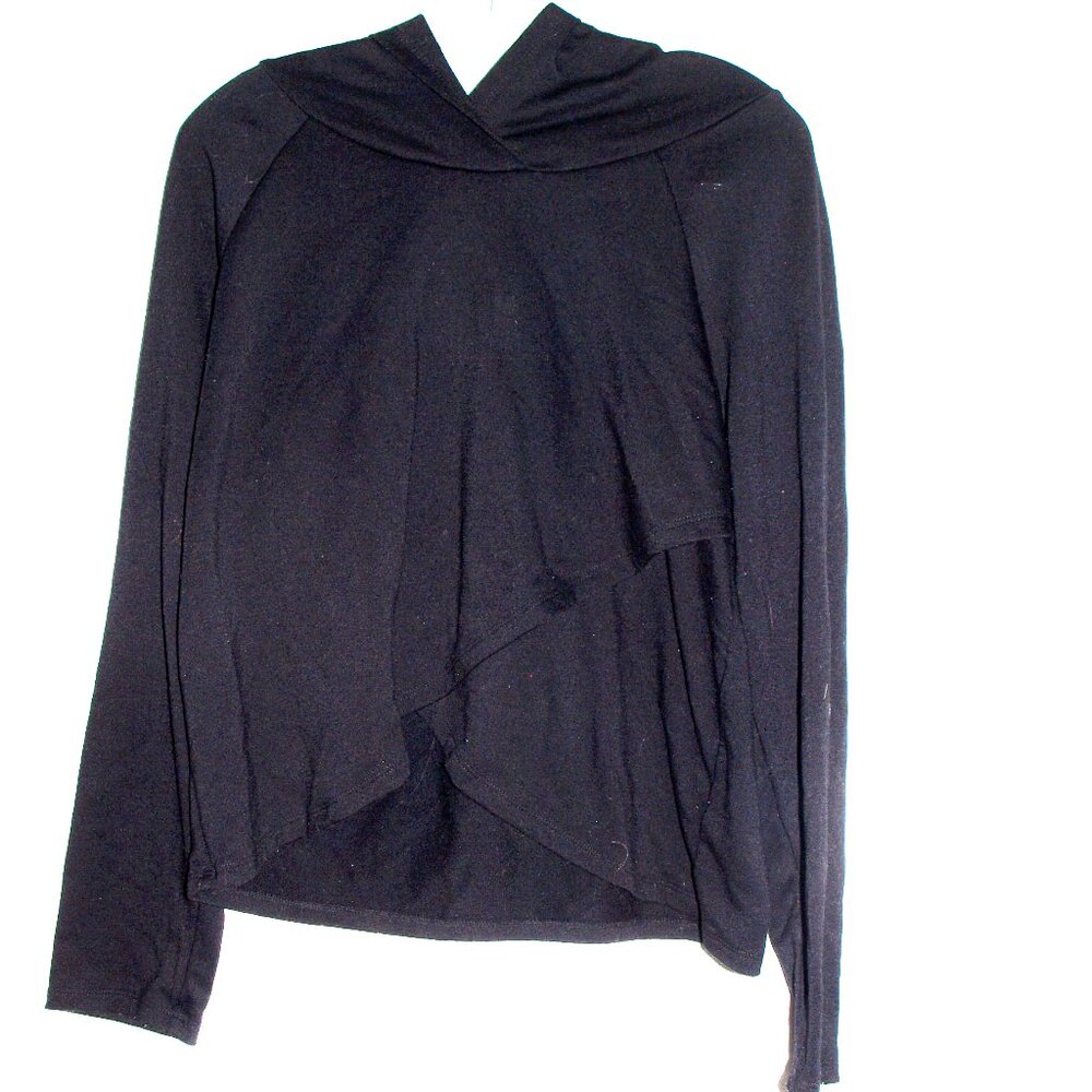 Onetheland Black Hooded Sweatshirt Women Size Large
